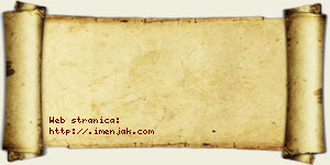 Pera Jakovljević vizit kartica